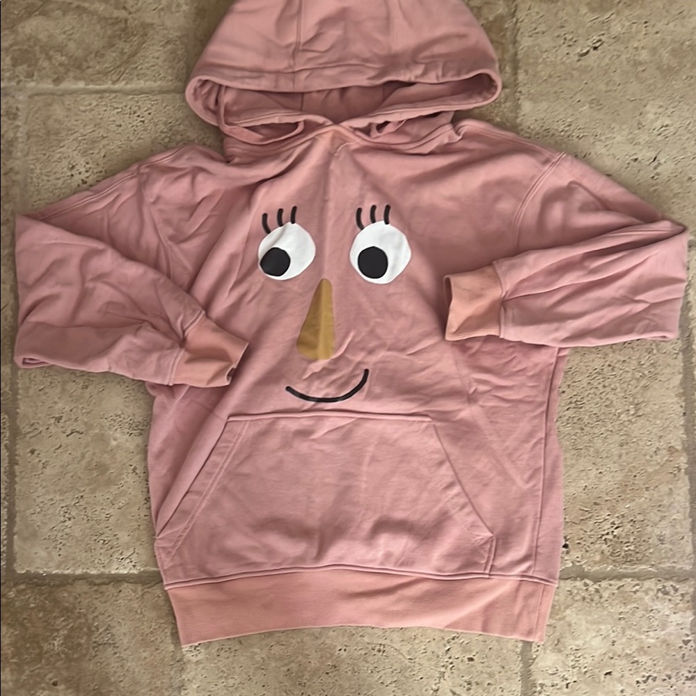 PROD Pink Hoodie with Face Design